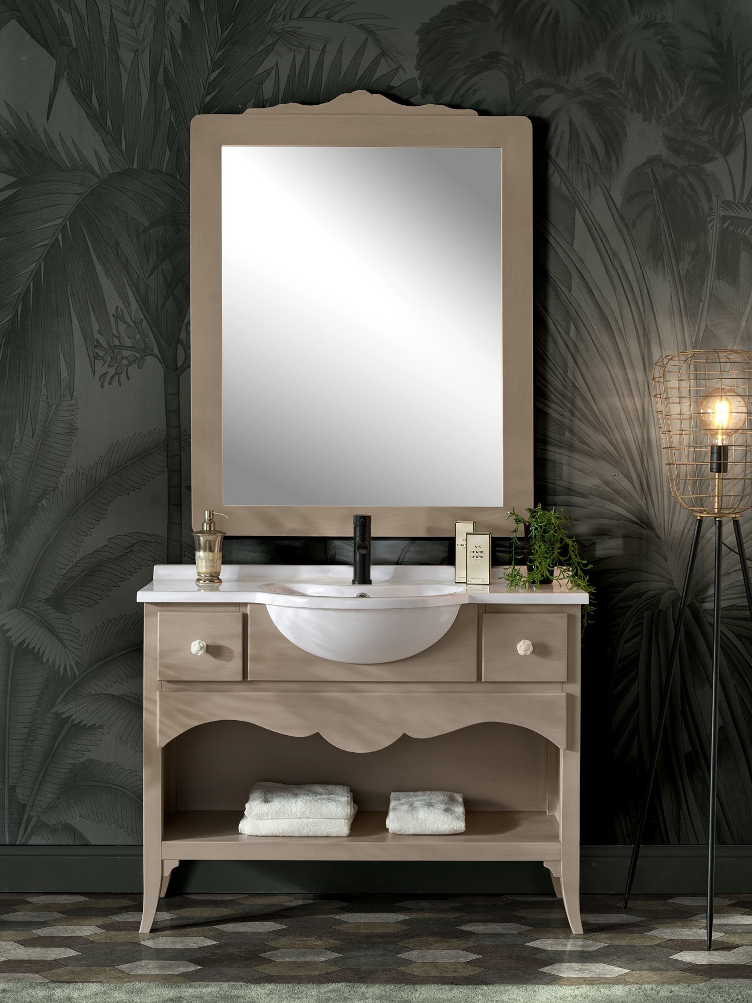 Bagno 2 cassetti shabby chic